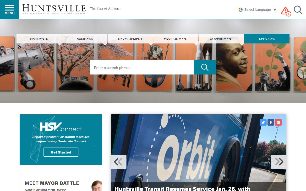 Huntsville city resources